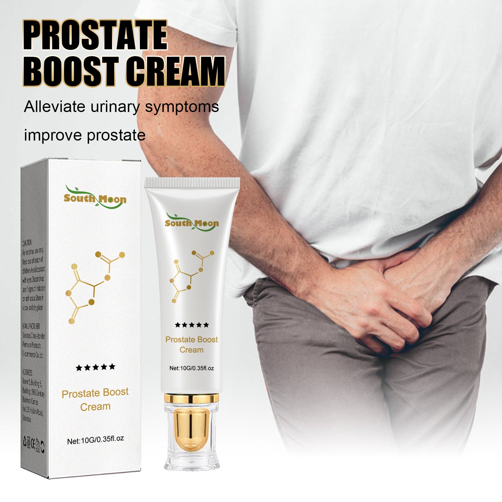 South Moon Men's Care Cream Relieves Prostate Discomfort Men's Body Strengthening Vitality