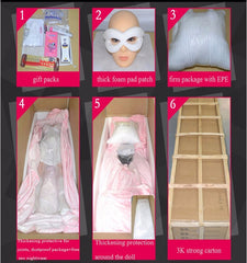 TPE 8KG 17.6LBS Ship From US Warehouse Sex Toy Realistic Soft Adult Sex Doll Male Masturbation Doll Big Ass  Sex Doll for Men