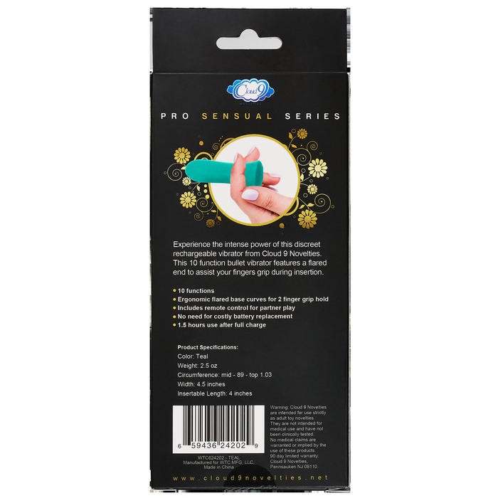 Pro Sensual Power Touch Bullet W/ Remote Control Vibrator