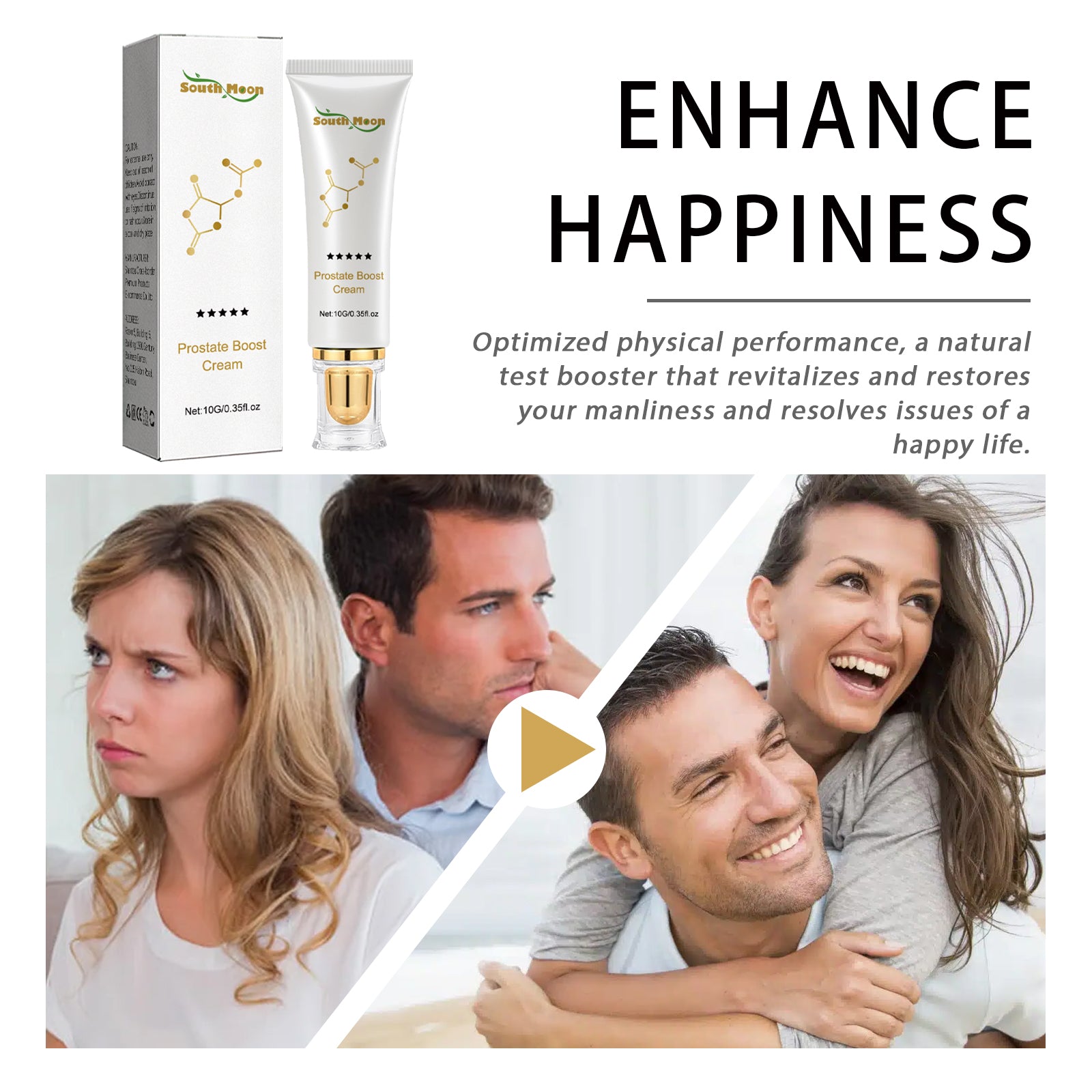 South Moon Men's Care Cream Relieves Prostate Discomfort Men's Body Strengthening Vitality