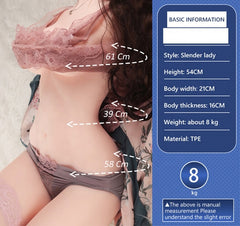 TPE 8KG 17.6LBS Ship From US Warehouse Sex Toy Realistic Soft Adult Sex Doll Male Masturbation Doll Big Ass  Sex Doll for Men