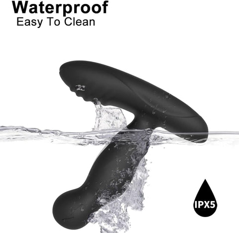 جهاز تدليك البروستاتا بزاوية 360 درجة بمحركين + اهتزازات كهربائية نبضية مع جهاز تحكم عن بعد بثلاث سرعات دوران و16 اهتزازًا