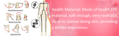 TPE Sexdol Huge Boobs Standing Full Body Life Size Lovedol for Men Sex Toys US