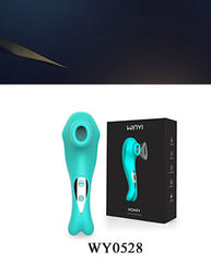 Hot Selling Sex Toys Online Shop 16 Mode Vibration Dual Head Stimulator G Spot Dildo Sex Rabbit Vibrator for Women