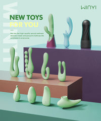 Hot Selling Sex Toys Online Shop 16 Mode Vibration Dual Head Stimulator G Spot Dildo Sex Rabbit Vibrator for Women